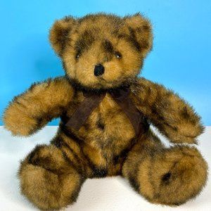 RARE Vintage Kellytoy Brown Teddy Bear 12"‎ Plush Stuffed Animal Toy